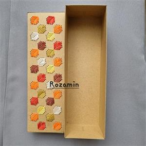 جعبه مقوایی کرافت شماره دوزی (جعبه کادویی)