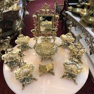 ست هفت سین بالرین برنزی بسیار زیبا و شیک