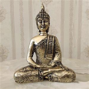 مجسمه برنزی مدل بودا کوچک سایز 1 کد 2419 ( مجسمه دکوری برنجی )