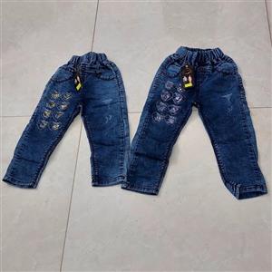 شلوار لی دخترانه قلبی