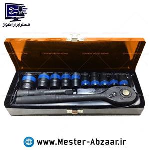 جعبه بکس 12 پارچه فلزی درایو 1.2 تات تولز TAT TOOLSخانگی