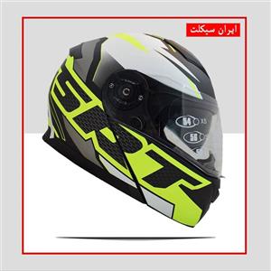 کلاه کاسکت فک متحرک راپیدو مدل SRT-YLW\n