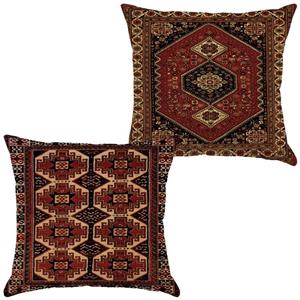کوسن جفتی مخمل رنس مدل S21-10456-457 سایز  43x43 سانتی متر