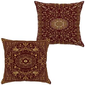 کوسن جفتی مخمل رنس مدل S21-10451-452 سایز  43x43 سانتی متر