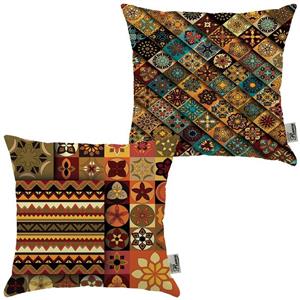 کوسن جفتی مخمل رنس مدل S22-10524-531 سایز  33x33 سانتی متر