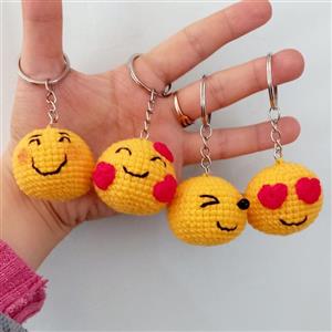 سرکلیدی بافتنی ایموجی  تکی