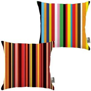 کوسن جفتی مخمل رنس مدل S22-10086-87 سایز  33x33 سانتی متر