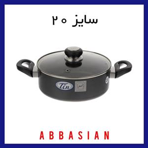 قابلمه تک تین تفلون سایز 20