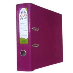 زونکن اطلس مدل  A4 لبه فلزی تیگل دار ( بنفش)