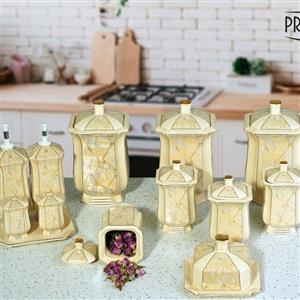 پاسماوری 14 پارچه برند پرستیژ  مدل بنتی کرم