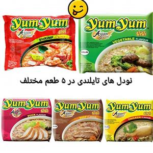نودل یام یام در 5طعم مختلف