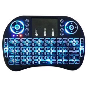 کیبورد و موس بی سیم مینی حروف فارسی مدل Mini Keyboard Backlit 