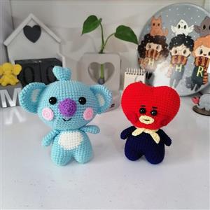 عروسک بافتنی بی تی اس عروسک bts