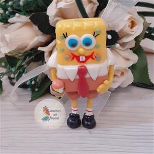 تاپر کیک و مجسمه خمیری باب اسفنجی