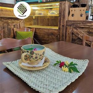 زیرلیوانی حصیری چهارگوش 15×15 سانت