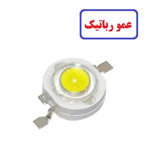 لامپ دیود نورانی اس ام دی بسته 2عددی سفید کاردستی چراغ قوه کارفناوری لذت رباتیک