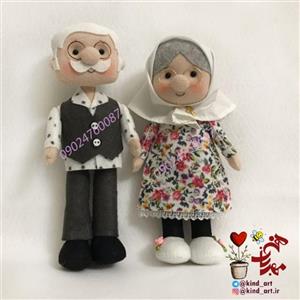 عروسک  پیرمرد نمدی