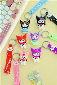 جاسوئیچی طرح نهنگ قاتل پیکسل ساز/جنس چوبی و نقاشی شده/مناسب برای آویز کلید