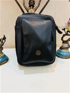 کیف دوشی مردانه چرم طبیعی گاوی