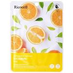 شیت ماسک ورقه ای Ricocell محصول کره جنوبی مدل  ویتامین