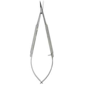 قیچی کاستروویجو هیرا فرا طب مدل خمیده Hira Fara Teb curved Castroviejo scissors