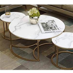 میز عسلی و جلو مبلی کمجا مدل پروانه رنگ فورتیک با 5 سال ضمانت و صفحه طرح سنگ های گلاس (ارسال توسط باربری و پسکرایه)