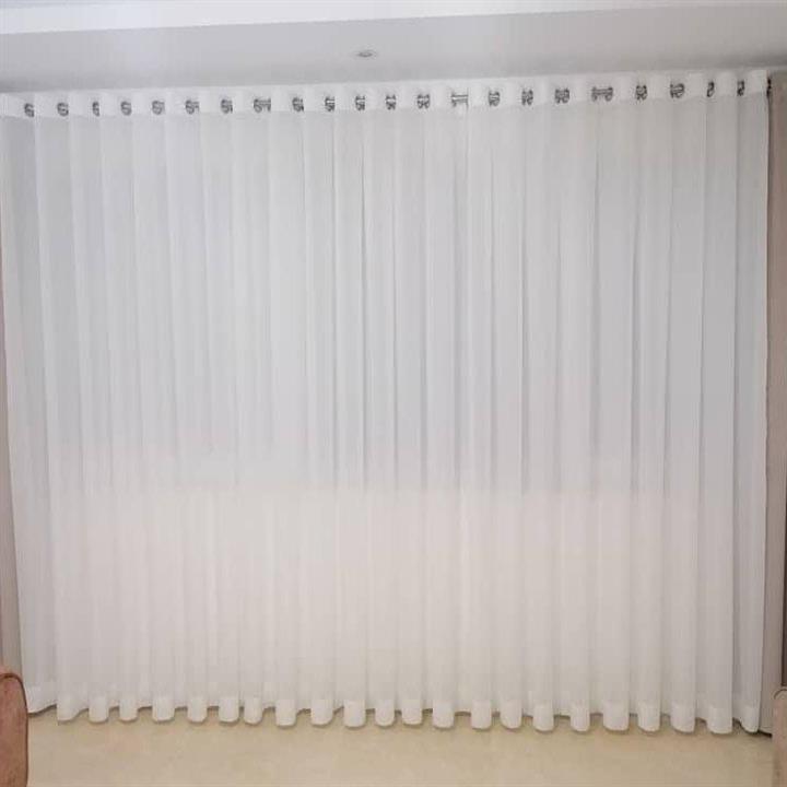 پرده حریر شاین با دوخت  متری