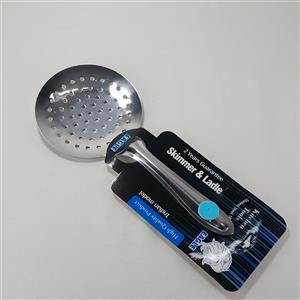 کفگیر استیل دسته کوتاه