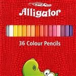 مداد رنگی 36 رنگ alligator  تحت لیسانس فابرکاستل آلمان (سوسمارنشان)اصلی