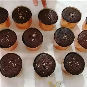 کاپ کیک های شکلاتی خانگی، 1000گرم با جعبه