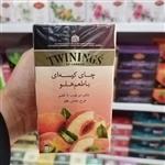 چای سیاه کیسه ای با طعم هلو20عدد توینینگز