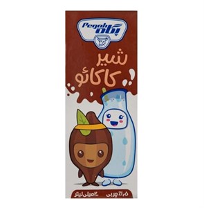 شیر کاکائو پگاه مقدار 200 میلی لیتر بسته 27 عددی