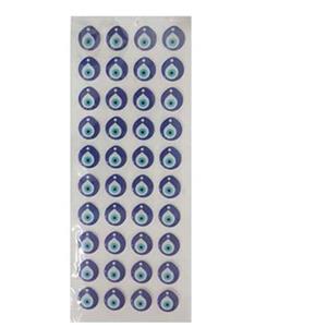 استیکر (برچسب) طرح چشم نظر بسته 40 عددی\n\n 