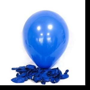 بادکنک لاتکس 6 اینچ آبی تیره - سایز کوچک