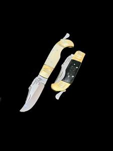 دنده ای استاد حسین جنس تیغه فولاد استیل  آبدیده( ضد زنگ) باربند برنج دسته فیبر طول کلی 19 سانت