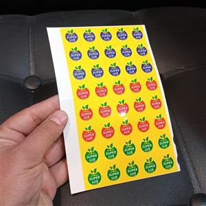 لیبل میوه و مرکبات برچسب میوه  بسته 5000 عددی