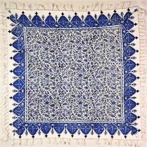قلمکاری  رومیزی قلمکار صدر مدل ممتاز بادومی کد 80\n 