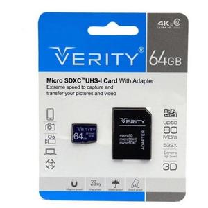 رم میکروپک 64 گیگ وریتی با  مادام‌العمر