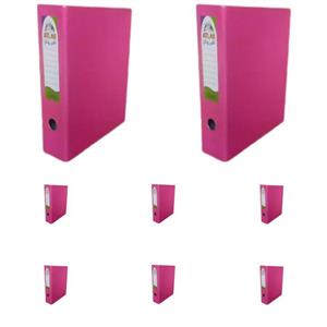 زونکن اطلس مدل A4فانتزی صورتی( بسته 8 عددی)