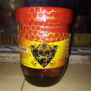 عسل شیشه ای نگین طلایی  خوانسار
