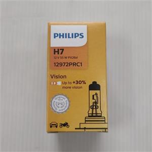 لامپ چراغ جلو پایه H7 فیلیپس PHILIPS اورجینال 55W 