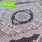 فرش ماشینی 6 متری طرح ناردون نسکافه ای  700شانه نخ اکرلیک  تراکم 2550