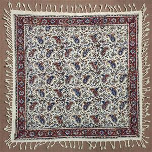 رومیزی متوسط (طرح سلسله‌بوته‌جقه)سایز 80×80