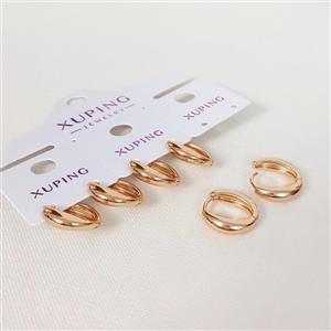 گوشواره ژوپینگ حلقه‌ای جدید و شیک،  رنگ  ثابت و ضد حساسیت