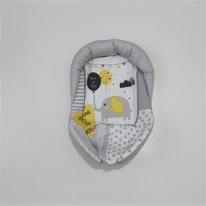 آغوشی نوزاد یا قنداق سوئیسی یا تشک سوئیسی طرح فیل و بادکنک