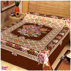 پتو کالای خواب متین مدل گلبافت 129 یک نفره سایز 220x160
