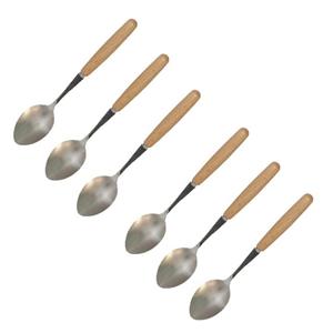 قاشق مرباخوری دسته چوبی