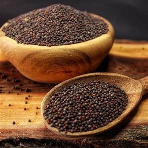 دانه خردل سیاه اعلا  130 گرمی با بسته بندی لاکچری