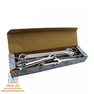 مجموعه 22 عددی آچار یکسر تخت یکسر رینگی آتا