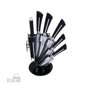 سرویس چاقو 9 پارچه مشکی ام جی اس مدل KS9023B